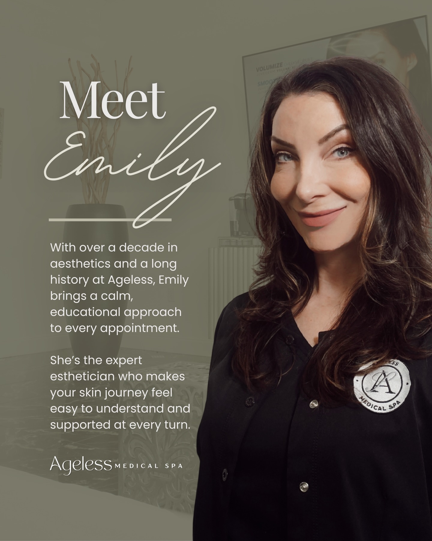 Emily has spent the last decade helping clients understand their skin with clarity and confidence. If you’re ready for a provider who truly partners with you on your skin journey, book your appointment with Emily today✨