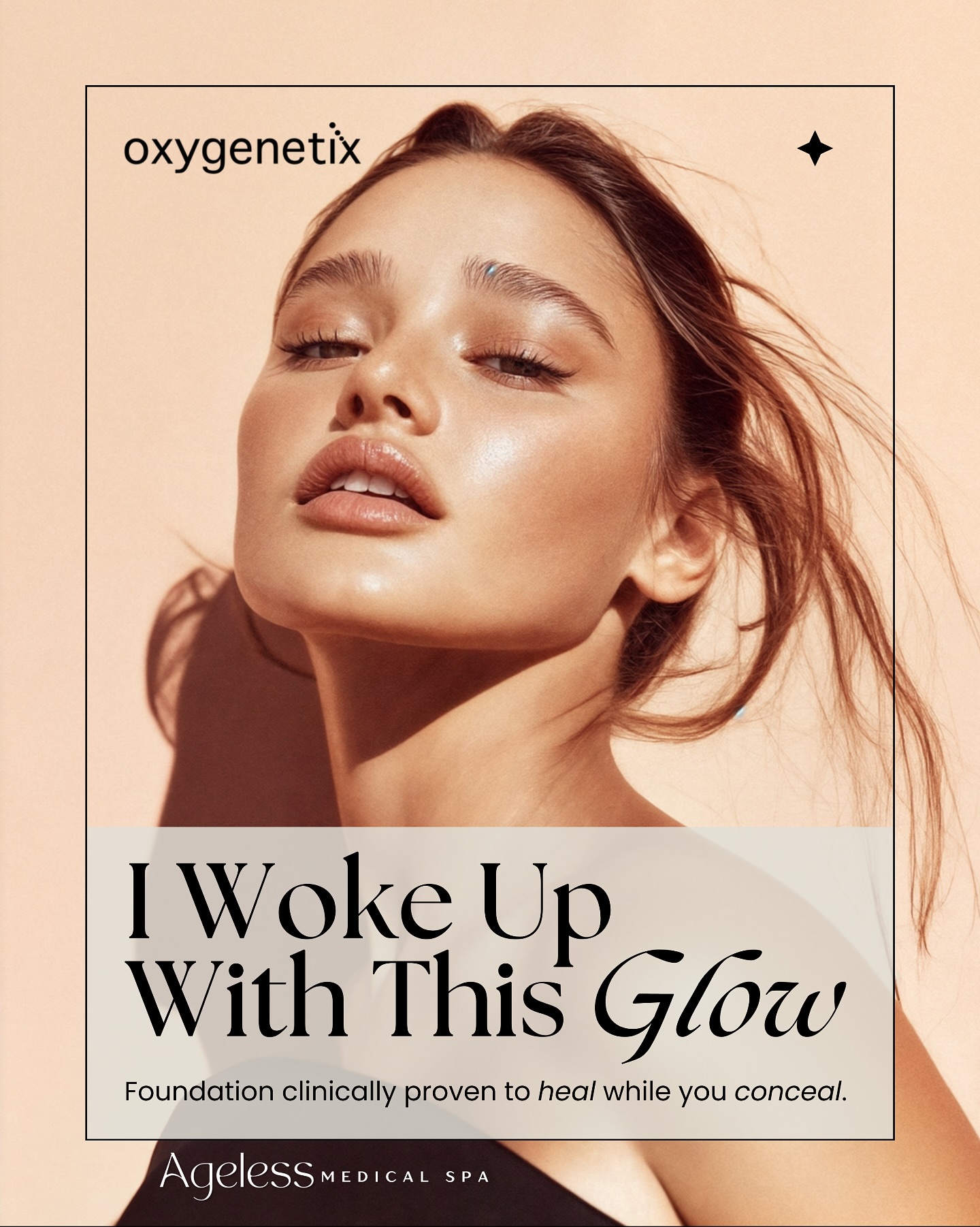 Oxygenetix is the foundation that works harder than your average make up.✨ Breathable, weightless, and flawless - experience the foundation everyone’s talking about. Grab your bottle today or at your next appointment💁‍♀️